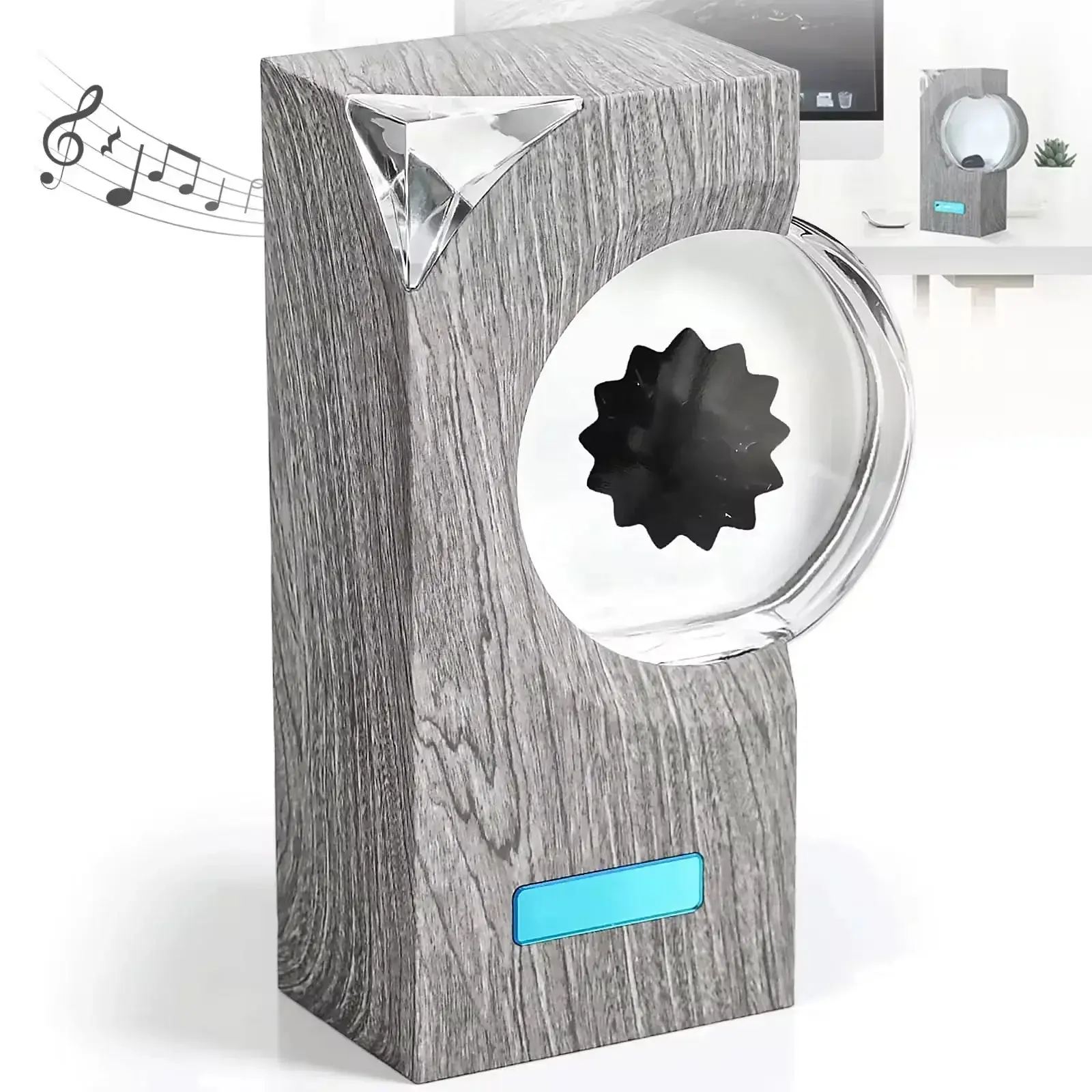 BeatWave Classic: Premium Ferrofluid Speaker for Desktop & Home Audio