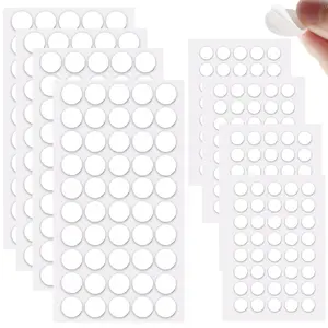 360 count Double Sided Adhesive Dots, 20 mm & 10mm, Clear Sticky Tack Adhesive Poster Tacky Putty Removable Round Putty Double-Sided Round No Traces Adhesive Sticke for Festival Decoration