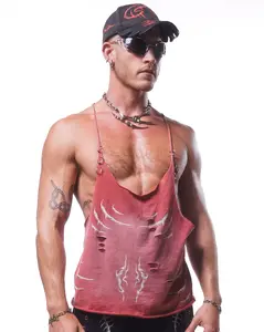 VIPER HARDWARE STRINGER TANK ( WASHED RED )