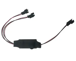Constant Voltage Wire Adapter for LED Side Light, Halo Light Only, Black Connector (Part #19089) Fits TT1000R, TTMAX