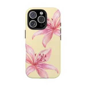 Butter Yellow Phone Case Tiger Lily Cute Phone Case For Summer Trendy Iphone 16 Pro Max Case Iphone 16 15 14 13 12 Samsung Galaxy