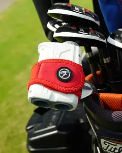 Fore Show Magnetic Rangefinder Strap for Golf Carts – Adjustable Range Finder Holder with Strong Magnet – Golf Rangefinder Magnetic Strap for Cart