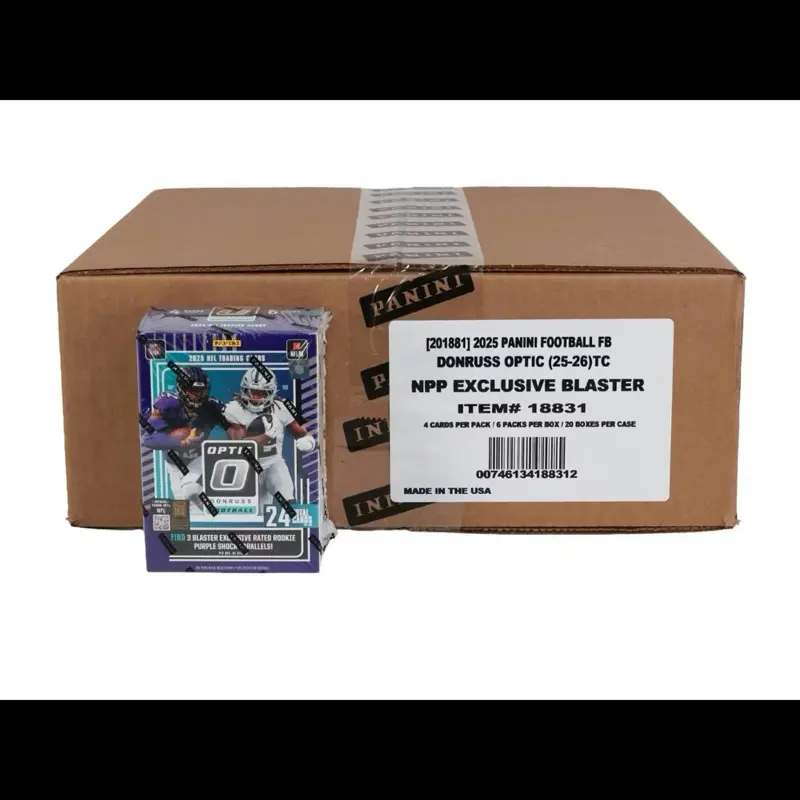 10 BOX  break 2025 Panini Donruss Optic Blasters Case - Sports Trading Cards, Collectible Sports Cards (No Cancellations or Refunds After Box Opening)
