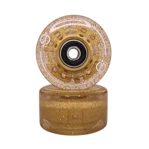 Galaxy Skates Light-Up Wheel 8 pk - Starlight Gold