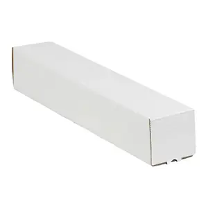 Long Cardboard Boxes, 30"L x 3"W x 3"H, Pack of 25 Poster Tube for Mailing and Storage of Blueprints, Artwork, Crafts, Long Art Holder, 30 inches