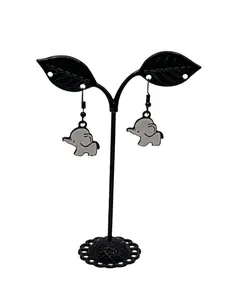 White Elephant earrings