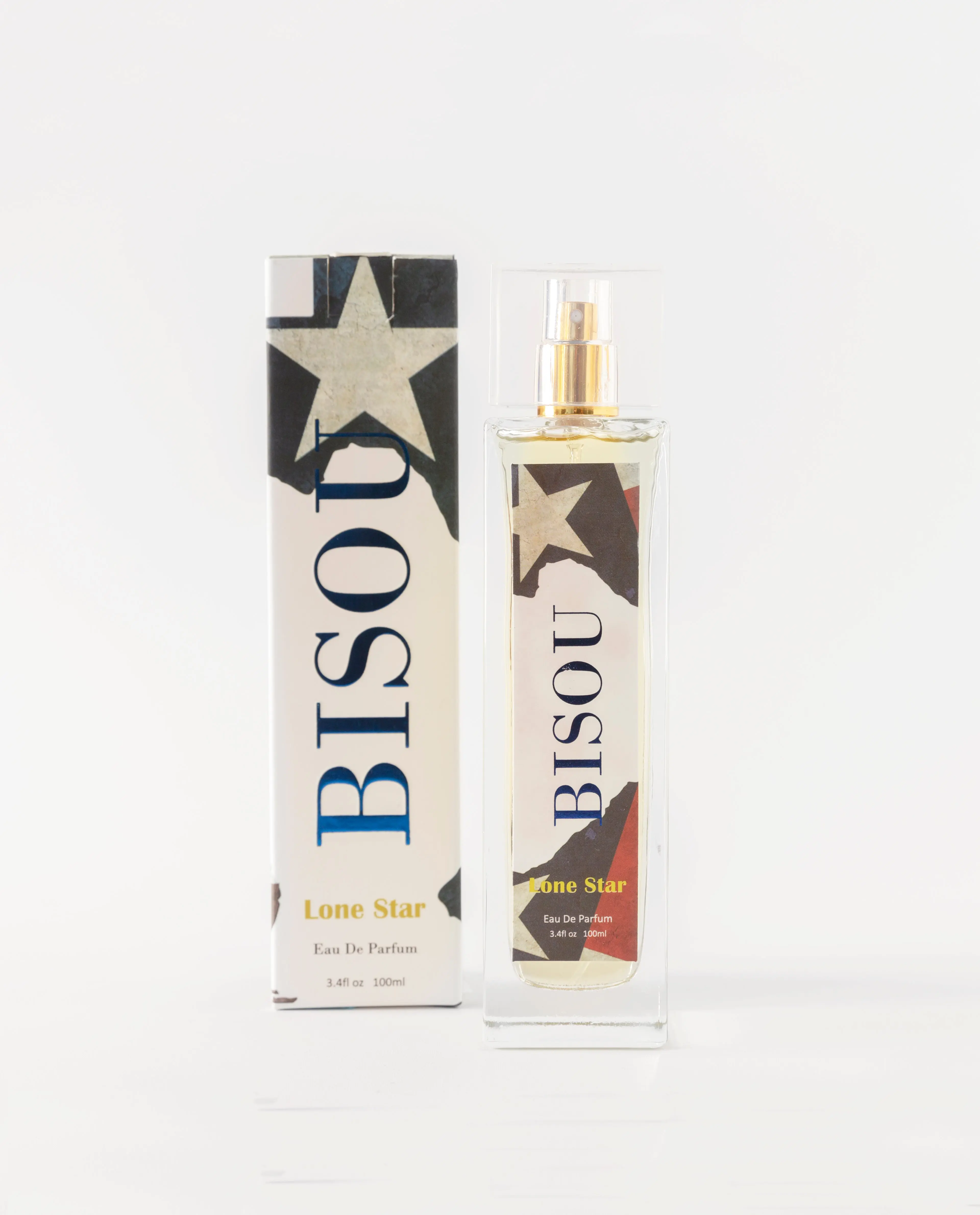 Bisou Memoire Lone Star Perfume - Cedarwood Leather Amber Scent for Adventure & Freedom - Ethically Crafted Vegan Formula - Texas Tribute Fragrance