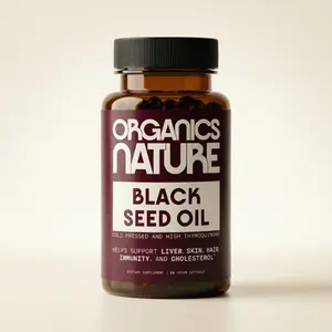 Black Seed Oil Capsules Cold Pressed + Effective For Skin Care ~ Contains Antioxidants ~ Supports The Heart + Top Performing Health Product !