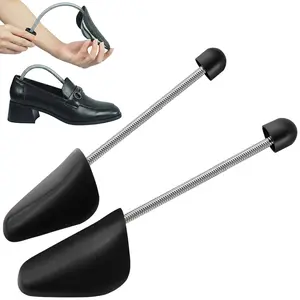 Adjustable Shoe Trees for Sneakers & Dress Shoes, Shoe Shaper Stretcher, Prevent Creases Maintain Shape, Lightweight Travel Shoe Care Insert for Men and Women Sneakers Boots Leather Shoes