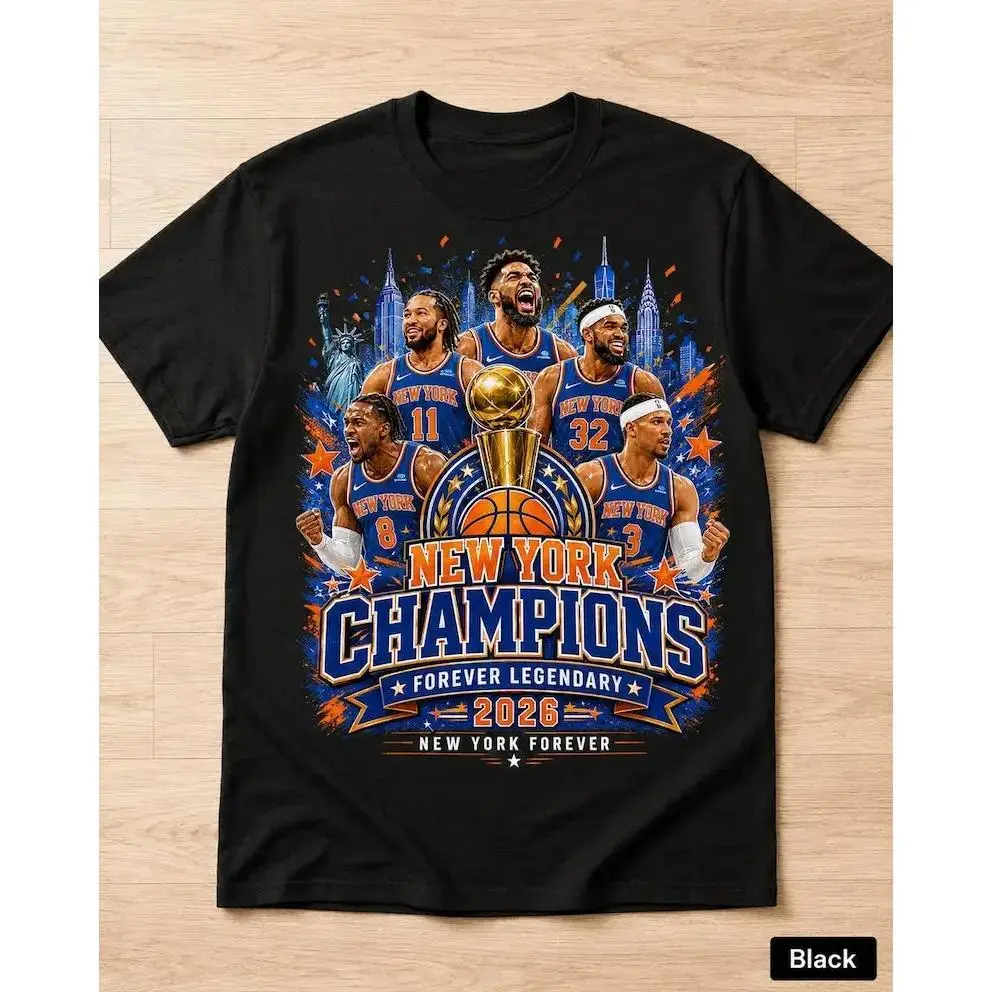Women's Unisex New York 2026 NYC Basketball Fan Short-Sleeve Streetwear Top, Blue Orange Glory Gift Sports Shirt, Shortsleeve, Printed, Tshirt