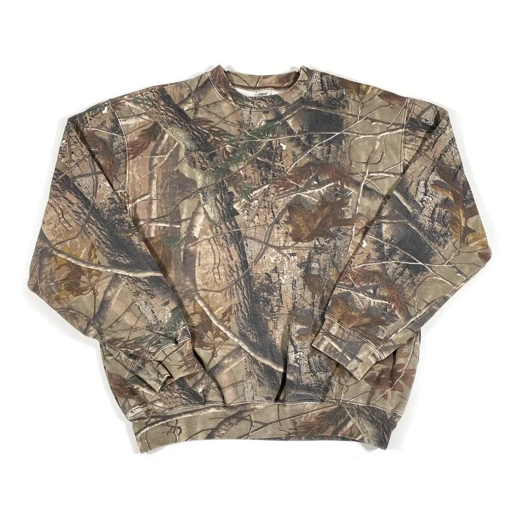 Vintage 90's Realtree Camo Crewneck Sweatshirt For Men Women, Realtree Camo Shirt, Camo Sweatshirt, Casual Streetwear, Gift For Men