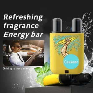 Causone Vitality and Refreshing Essential Oil  Double Mint Nasal Inhaler Refreshing the Mind in haler aromatherapy stick