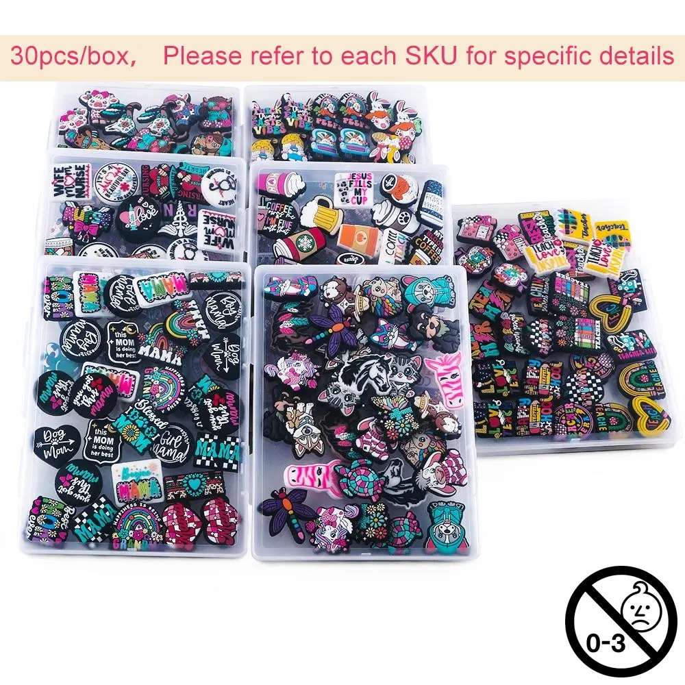 Silicone Beads Kit, 30pcs/box Colorful Beads, Beads Set, DIY Beading Kit for DIY Craft, DIY Craft Embellishments, Keychain Pendant, Jewelry Making Supplies,  Bead Assortment Charm Handmade Gifts, DIY Mix Beads, DIY Bead Art