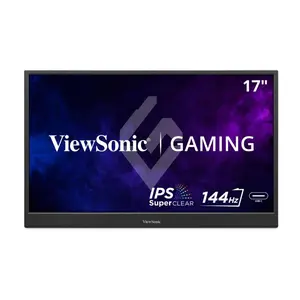 ViewSonic 17.3'' Portable 1080p 144Hz IPS Gaming Monitor with FreeSync and 60W USB-C