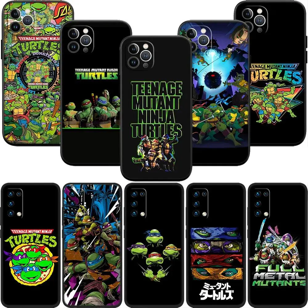 CJ100 TMNT Soft Shell Phone Case for Samsung Galaxy S22 S23 S24 S25 S26 Ultra FE Plus Edge For iphone 17 16 15 14 13 12 11 17Air Plus Pro Promax phone case