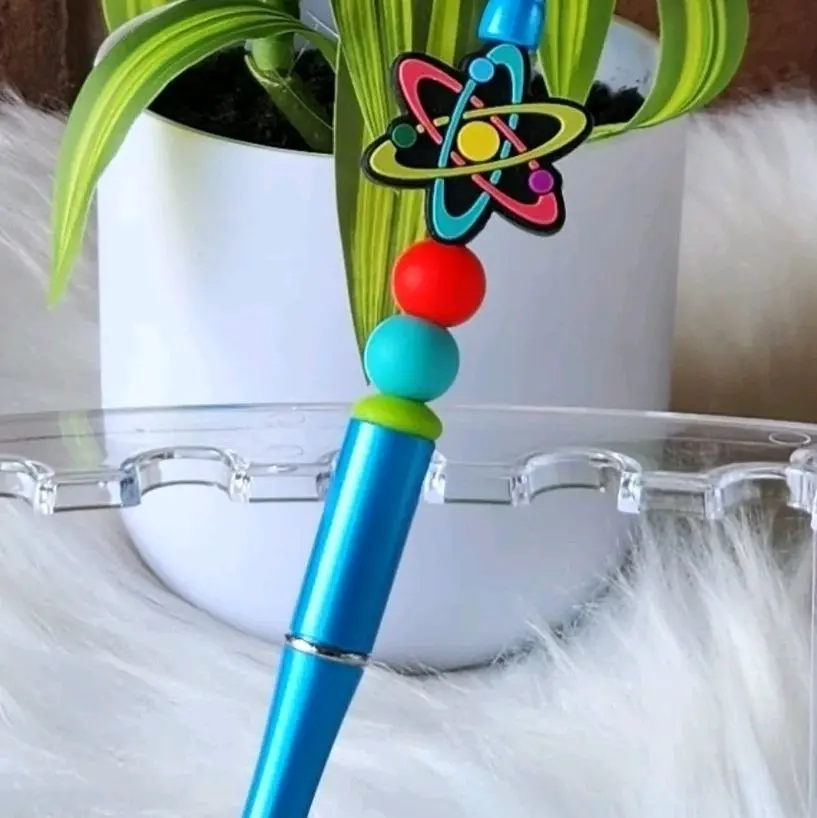 Atomic Science Beaded Pen with Refill
