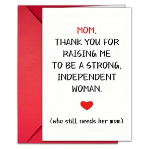 Mother's  Greeting  with Envelopes Set Creative Message English Thank You Words Festival  New DesignMothers   from Brainbox Candy at thortful - 65c4a2e006124151bbab12d7 Cards day Dual Respirator Gas Mask Goggles playing Classroom Stationery Heart Crystal