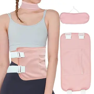 Castor Oil Packs, Reusable Organic Castor Oil Packs, Machine Washable, Leak Proof Castor Oil Packs, Flannel Cotton with Adjustable Elastic Strap