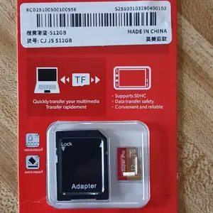 High-Speed MicroSD Card with Adapter, Secure Storage for Tablets Cameras Phones Laptops Pcs Car Audio Game Consoles, No Magnet Included