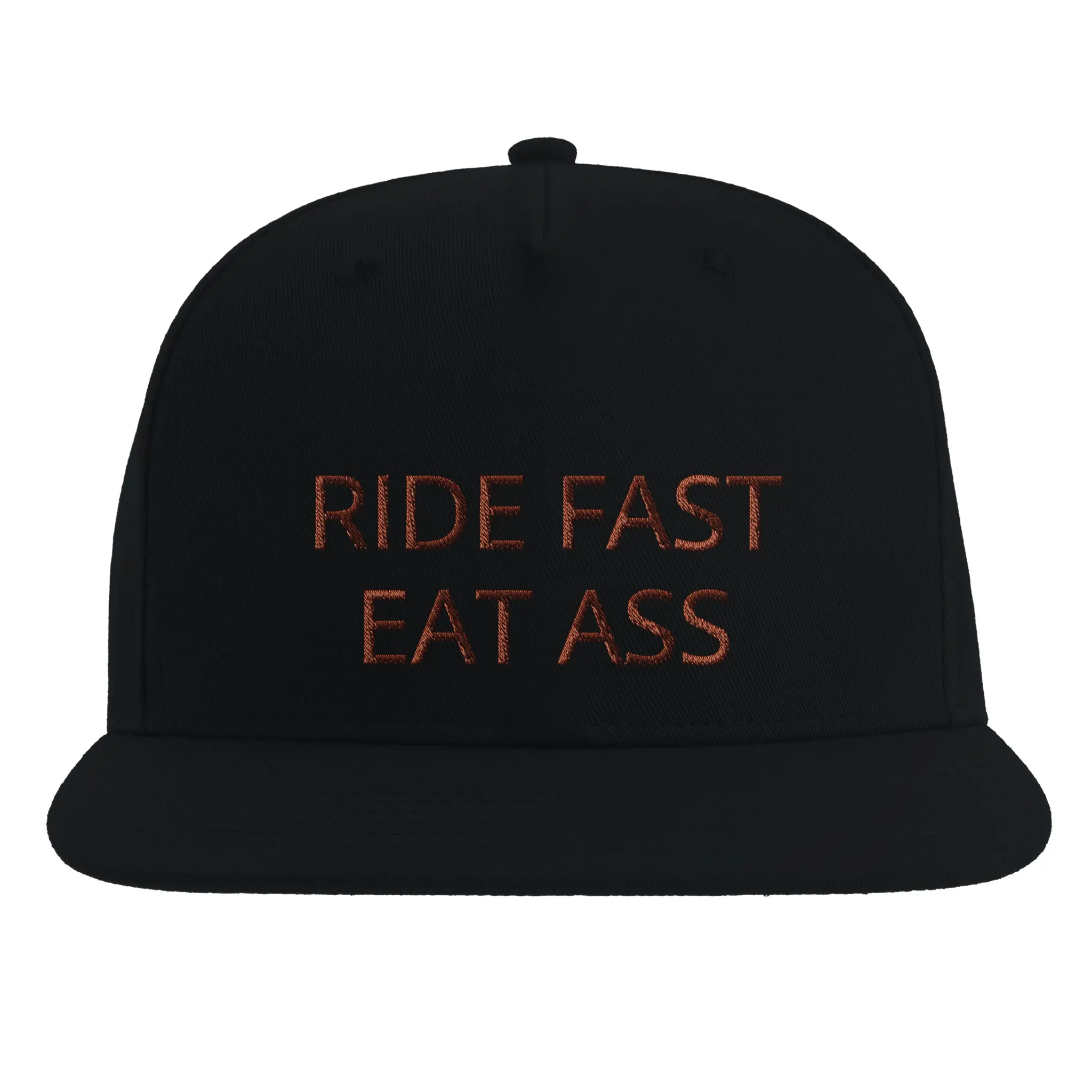Ride fast eat ass hat 5 Panel Retro Snapback Cap | Beechfield B610