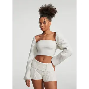 Ribbed Knit Shrug