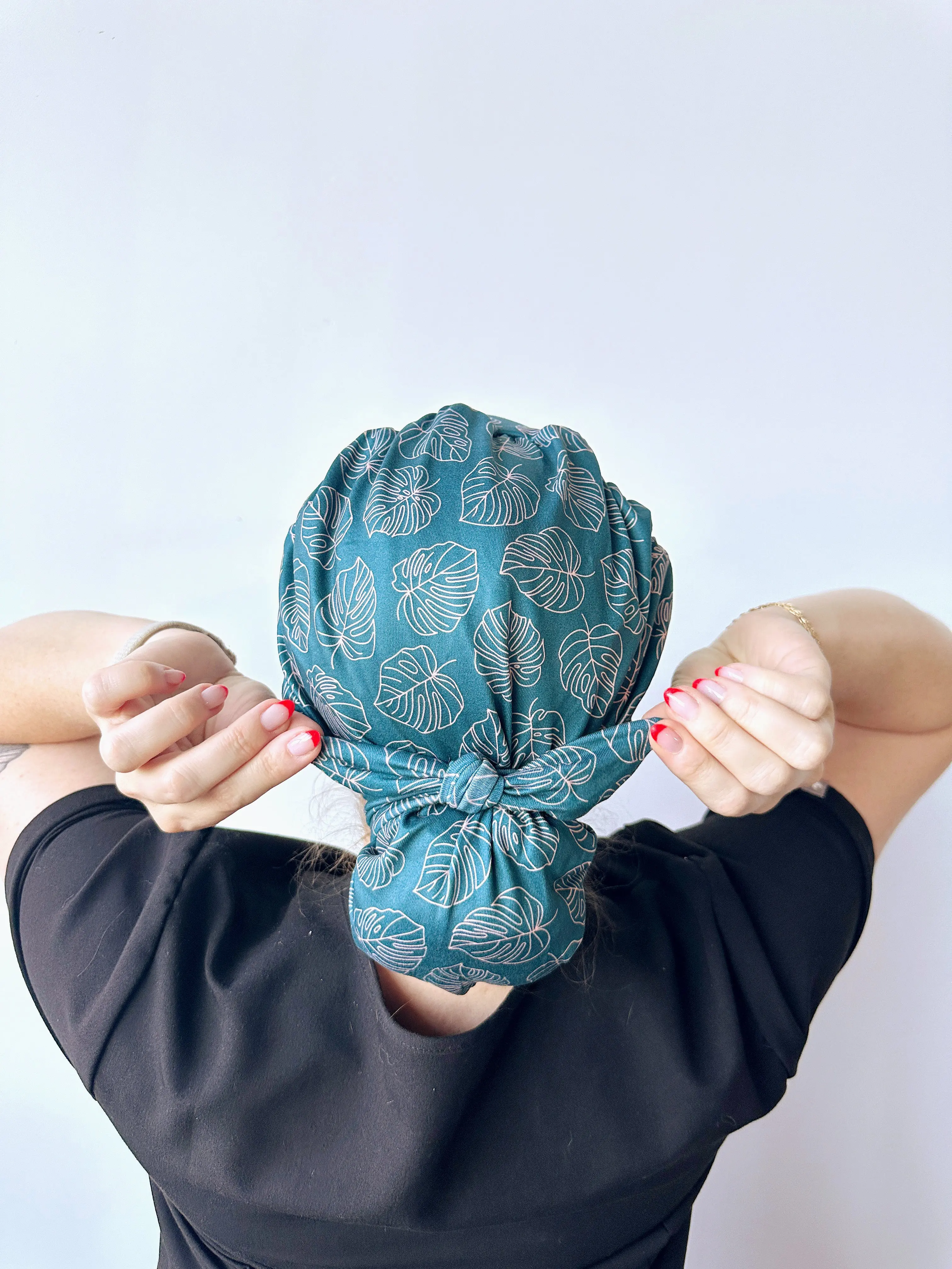 CloudCaps Scrub Cap | Monstera Leaves CloudCaps Scrub Cap | Monstera Leaves
