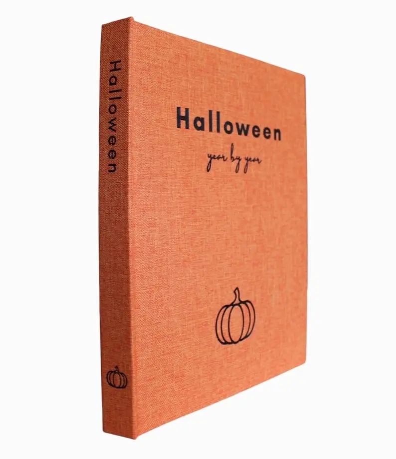 Halloween Memory Book, Halloween Book, Halloween Photo Album