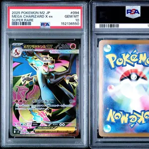 2025 POKEMON JAPANESE M2-INFERNO X #094 MEGA CHARIZARD X EX SUPER RARE PSA 10