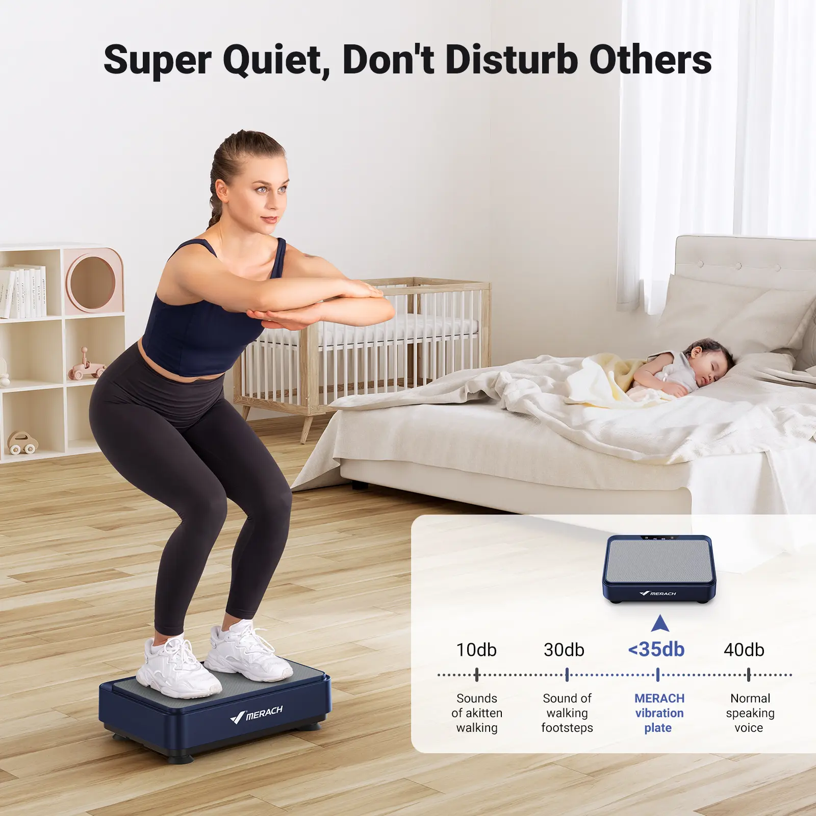 MERACH Mini Vibration Plate Exercise Machine, Lymphatic Drainage Machine, Whole Body Workout Vibration Platform for Fitness - TikTok Shop MERACH Mini Vibration Plate Exercise Machine, Lymphatic Drainage Machine, Whole Body Workout Vibration Platform for Fitness - TikTok Shop