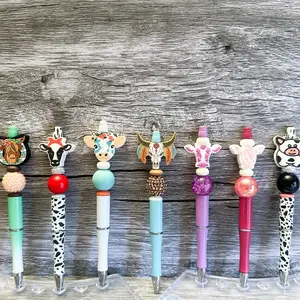 Western - Cow - Beaded Pens - Highland - Longhorn - Cowprint - Boho