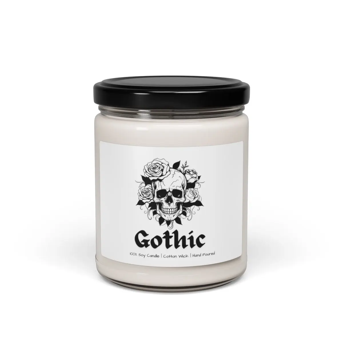 Scented Soy Candles | Gothic Halloween Candle | Fall Scented Candle | Halloween decor | Fall Home Décor | Gift for Her | Halloween Gift | Funny Gift Light Autumn Cozy Glass