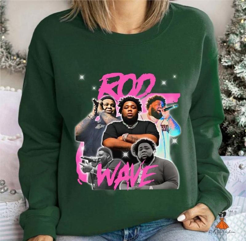 Pink Rod Wave Graphic Tee, Rod Wave Shirt - Gift For Women and Man Unisex Sweatshirt, Hoodie