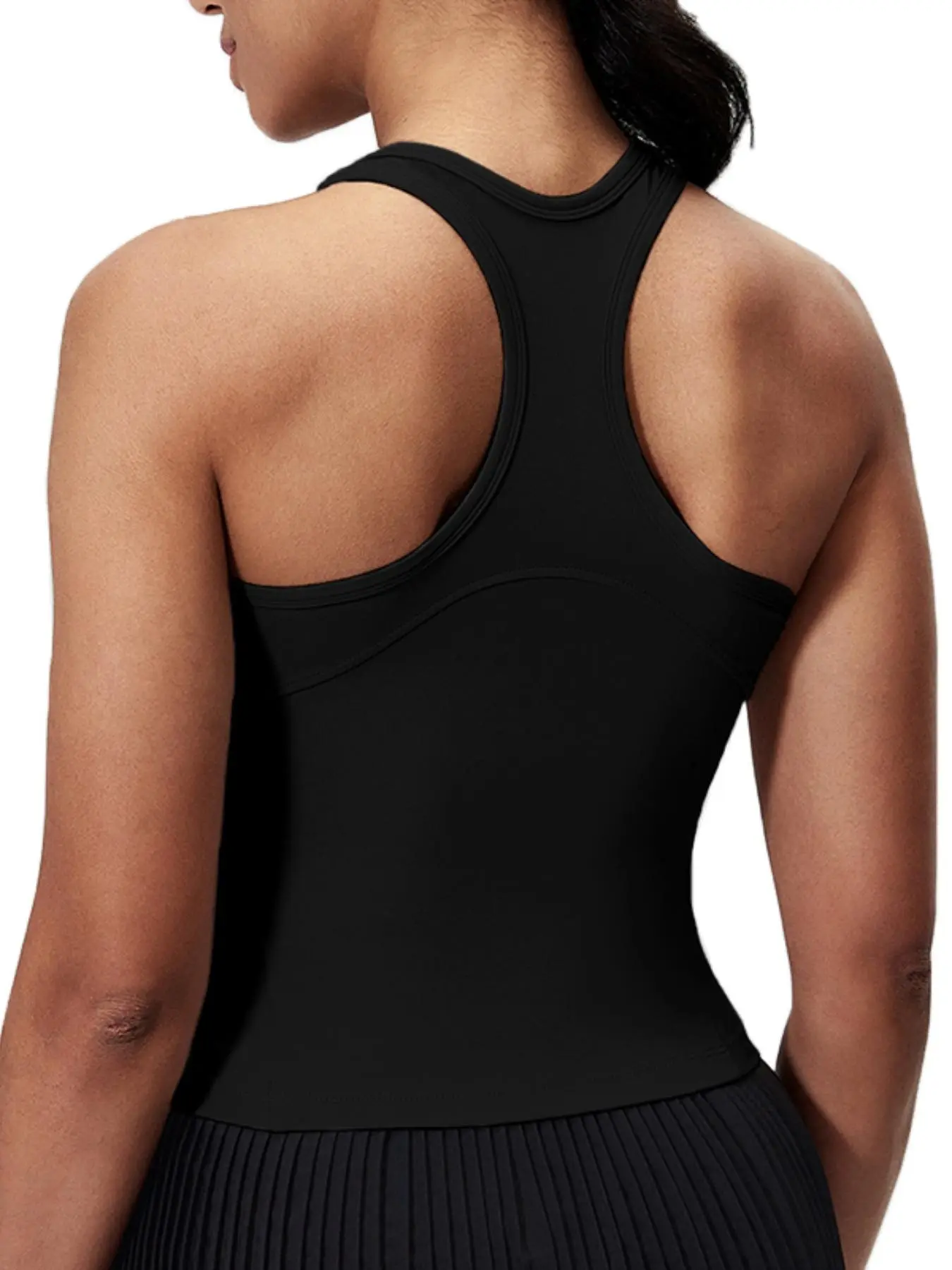 Women's Solid Sports Singlet, Athletic Fitted Breathable, Comfortable Breathable Sports Tank Top for Yoga Gym Workout, Ladies Sportswear for Indoor Outdoor Wear, Athletic Yoga Tops, Activewear, Activewear Fitness, Fitness Apparel