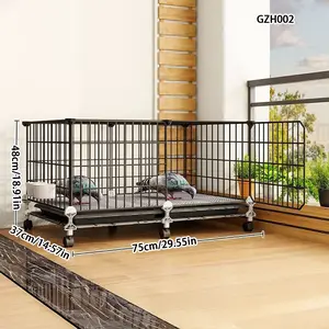 Large Outdoor Home Chicken Cage, Dual-Layer Breeding Pairing Cage, Secure Pigeon Bird Cage for Domestic Use, Ideal for Farming, Metal Cage