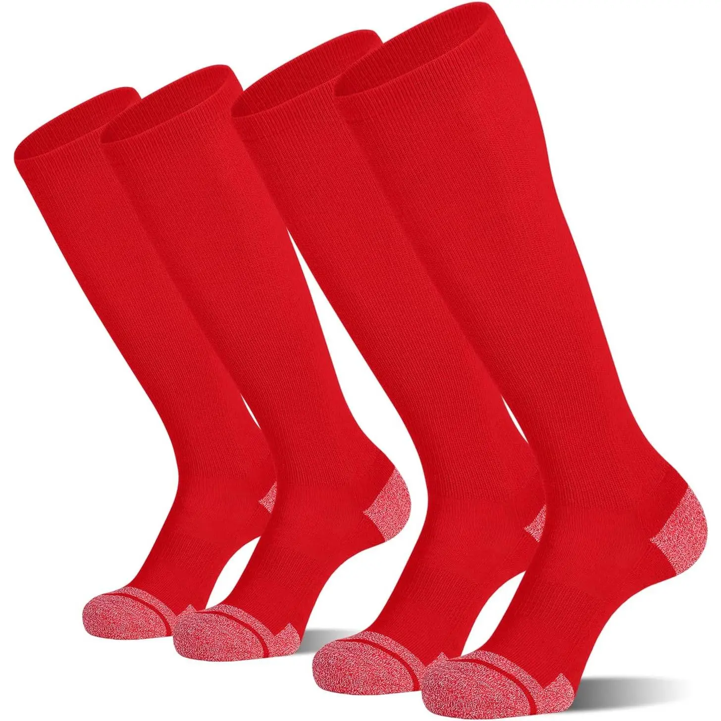 2 Pack / 3 Pack Baseball Socks for Youth Kids and Adult Softball Soccer Socks Over the Calf Tube Socks