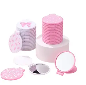 Cute Aesthetic Compact Vanity Mirror, Small Portable Touch-Up Accessory, Essential Bag Accessory for On-the-Go Use, Accessories