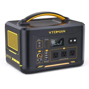 VTOMAN Jump 1800 Portable Power Station 1800W/1548Wh, Expandable LiFePO4 (LFP) Battery Powered Generator with 3x Pure Sine Wave 1800W (Surge to 3600W) AC Outlets, 3x Regulated 12V/10A DC, Dual PD 100W