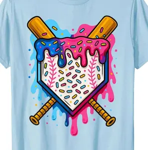 Baseball Boys Ice Cream Drip youth and adult shirt, baseball lifestyle kids clothes, toddler boy clothing, baseball drip, youth clothing