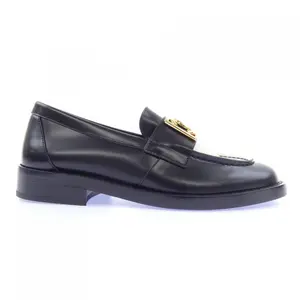 Pre-owned CHANEL Calfskin Small Leather Goods Loafers Loafers