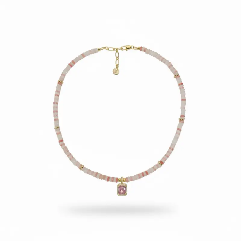 Rosé Éclat Necklace