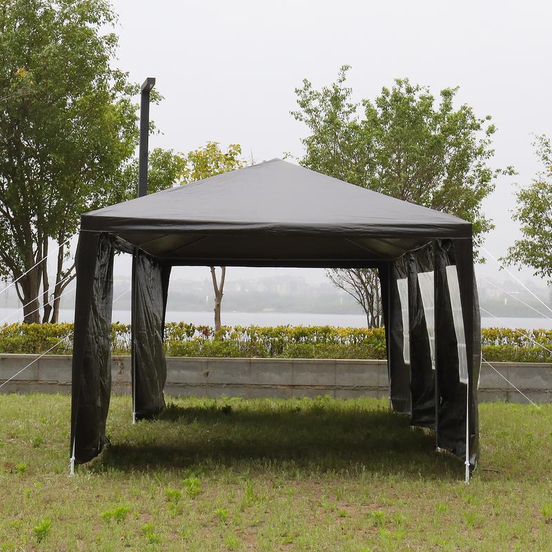 Outdoor Party Tent for Wedding, Garden Event | Spacious 10x30ft with Removable Sidewalls & Waterproof Shelter