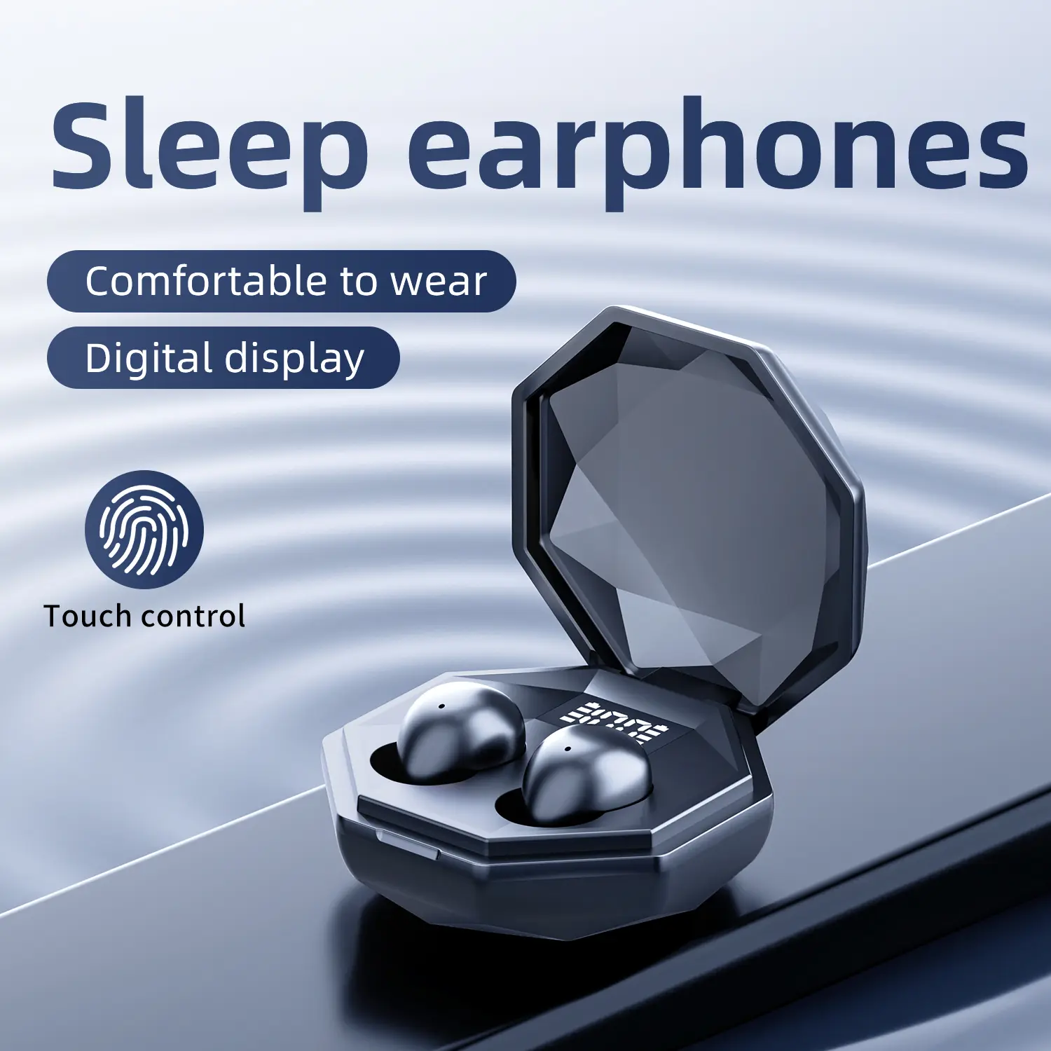 INSONIXN SK45 Smallest Invisible Mini Earbuds Wireless Bluetooth Low Profile Micro Tiny Discreet Hidden Earbuds for Work Small Headphones Invisible Sleep Wireless Earphone IPX5 Waterproof for Small Ear Canals with Touch Control & ENC Noise Canceling tikto