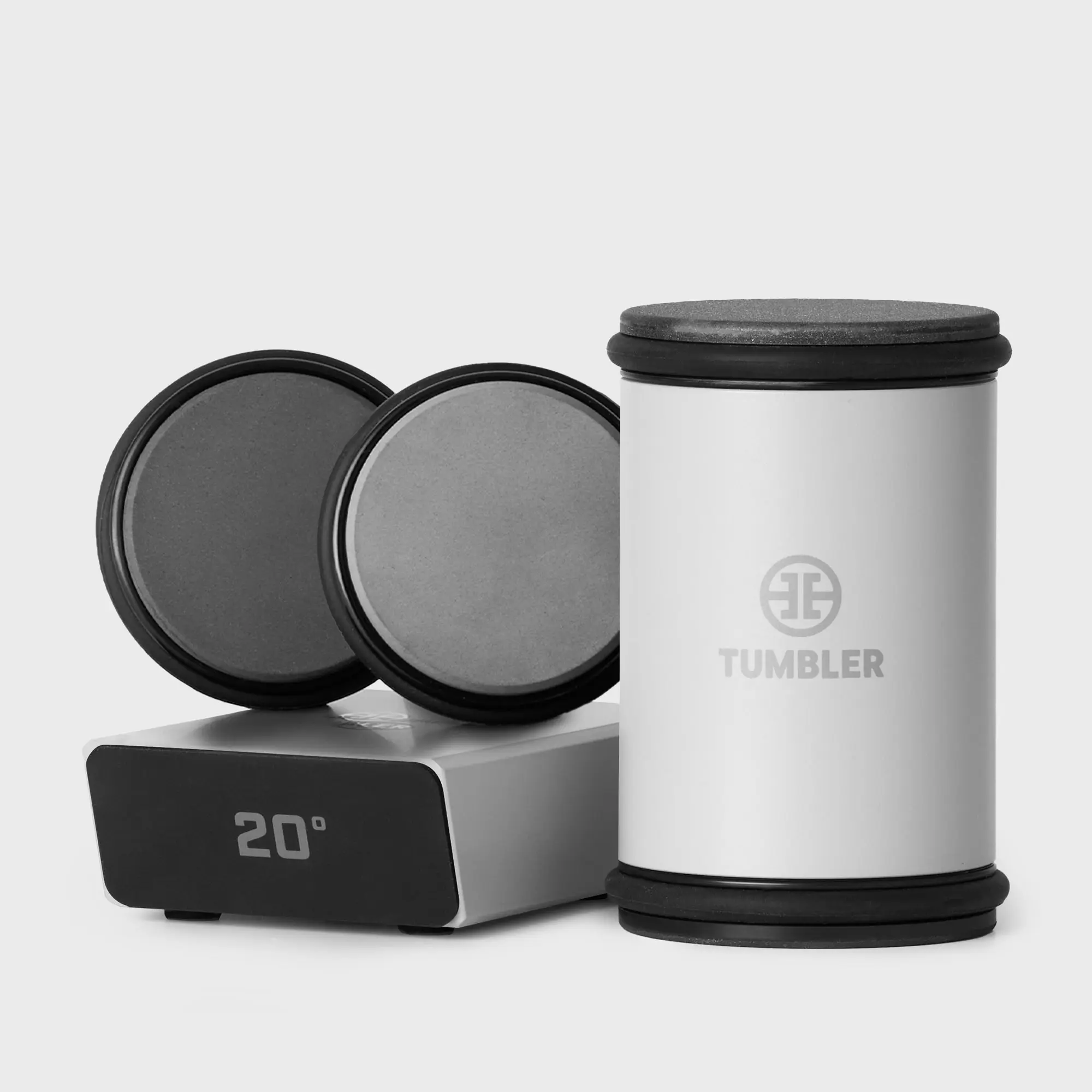 Tumbler Pro Bundle Diamond Rolling Knife Sharpener Set - Arctic Grey