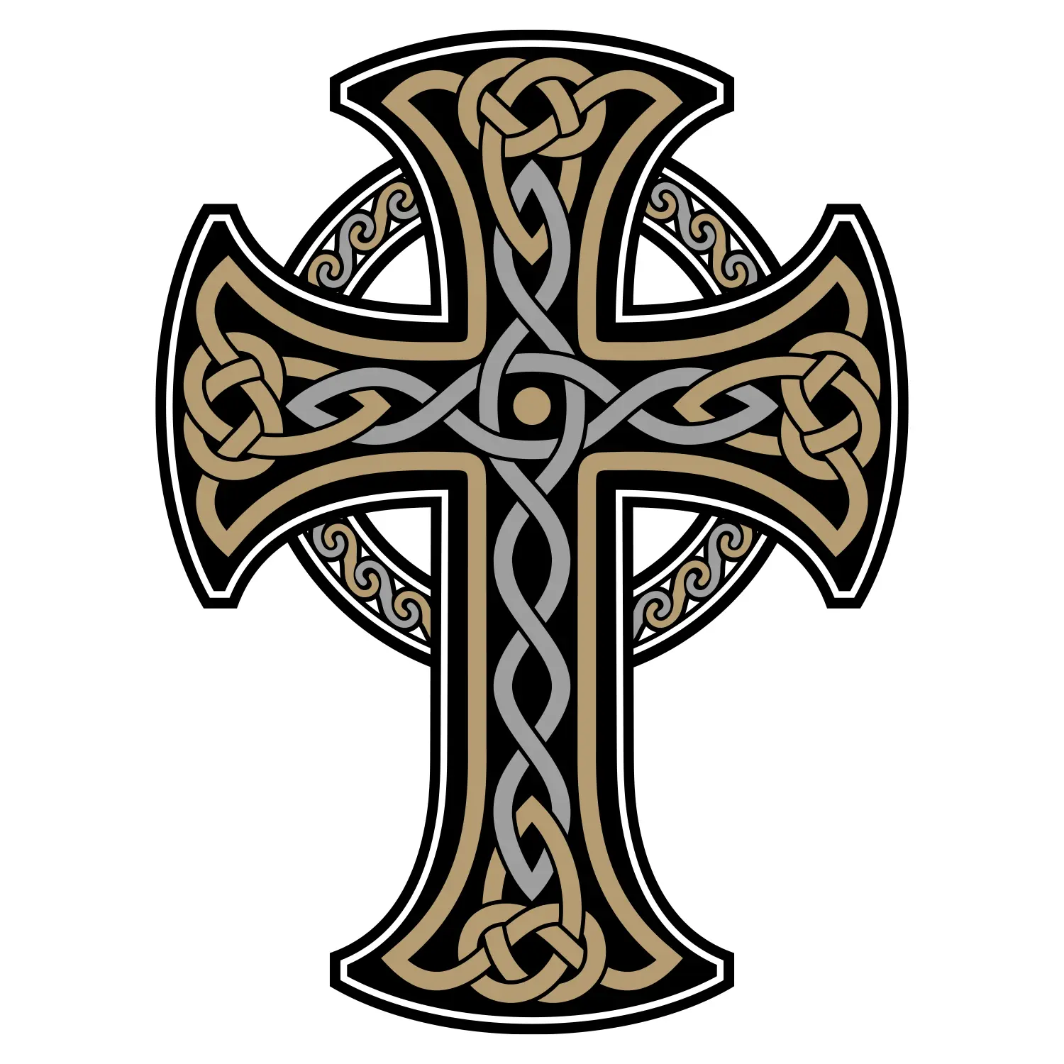 Celtic Cross Sticker