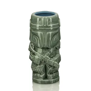 Geeki Tikis Star Wars The Mandalorian Mando Mug | Ceramic Tiki Cup | 20 Ounces