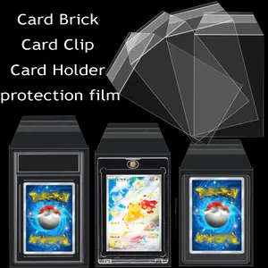 100 Card Protection Sleeves, Trading Card Sleeve, Graded Re-Sealable Protectors for Psa Bgs Cards, Professional Collectors Baseball Football Game Sports