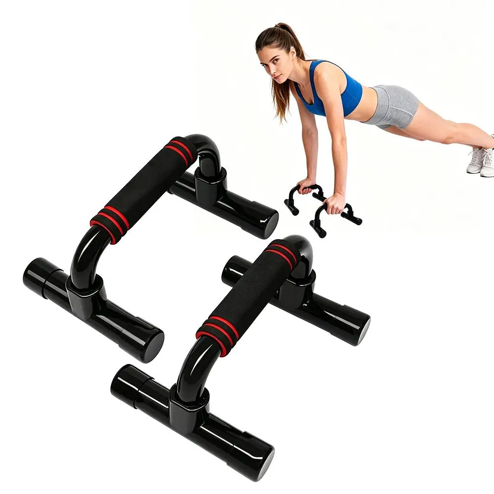 Stable Portable Push Up Bars, Thick Cushioned Handle Shock Resistant Push Up Stands for Indoor