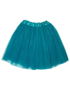 Teal Plus Size Adult Tutu Skirt - Women's Plus Size 3- Layer Basic Ballet Costume Dance Tutus