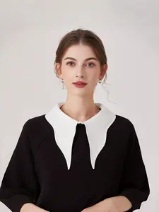 Minimalist Antler Point Collar, Detachable Fake Collar for Women, Perfect for Everyday, Office & Casual Wear, Stylish Accessory, Casual Classy Fashion