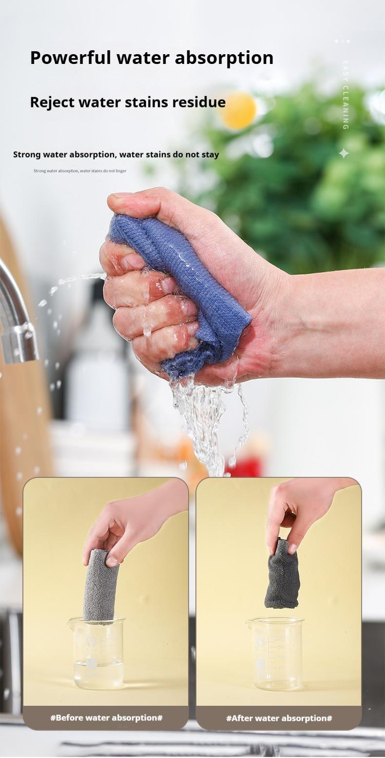 Boxed Cleaning Cloths (Pack of 20) — 7.9" x 7.9" Reusable Wipes for Keyboards & Computers — Edgeless, Overlocked Terry Fabric — Small Household & Kitchen Towels (Gray & Pink) — Microfiber Dishcloths